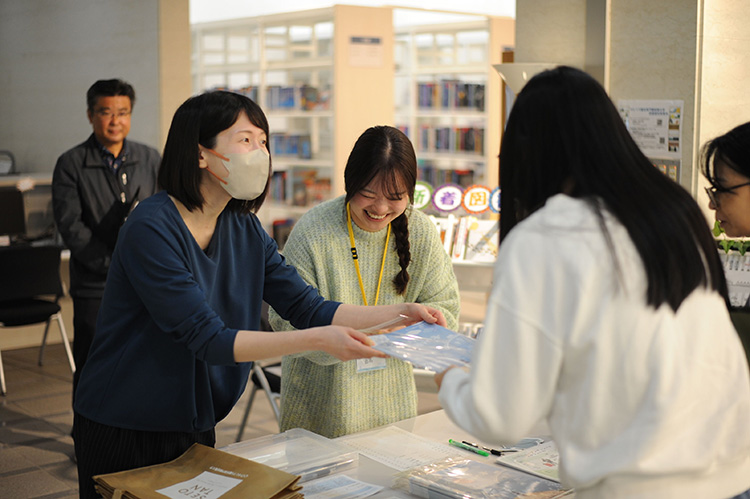 模擬授業で学ぶ楽しさを実感。