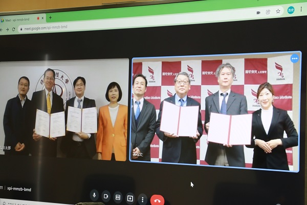 修平科技大学（台湾）と姉妹校提携の協定を結びました