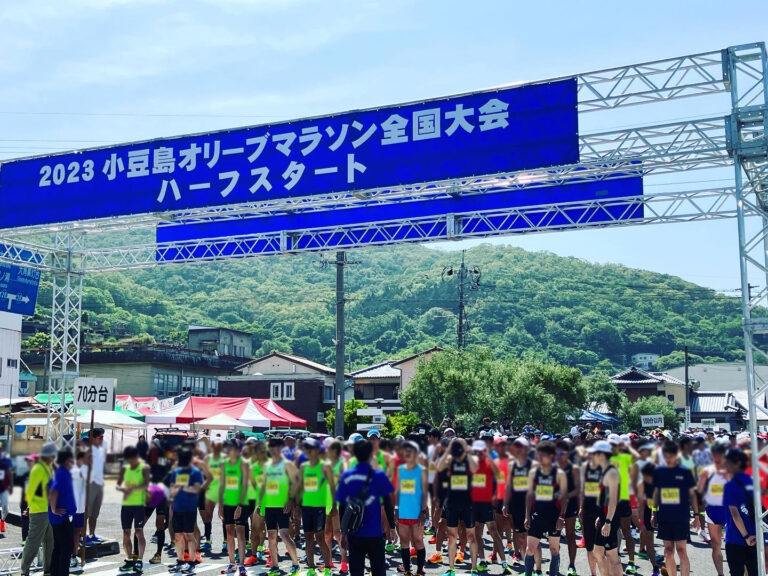 5/21(日)「小豆島オリーブマラソン」に学生がボランティア参加しました