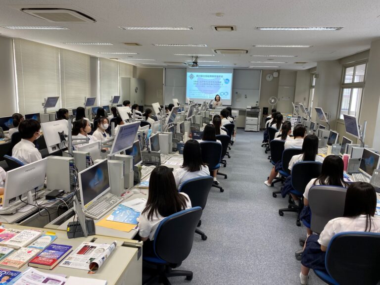 6/23(金)高松商業高等学校で出張授業を行いました