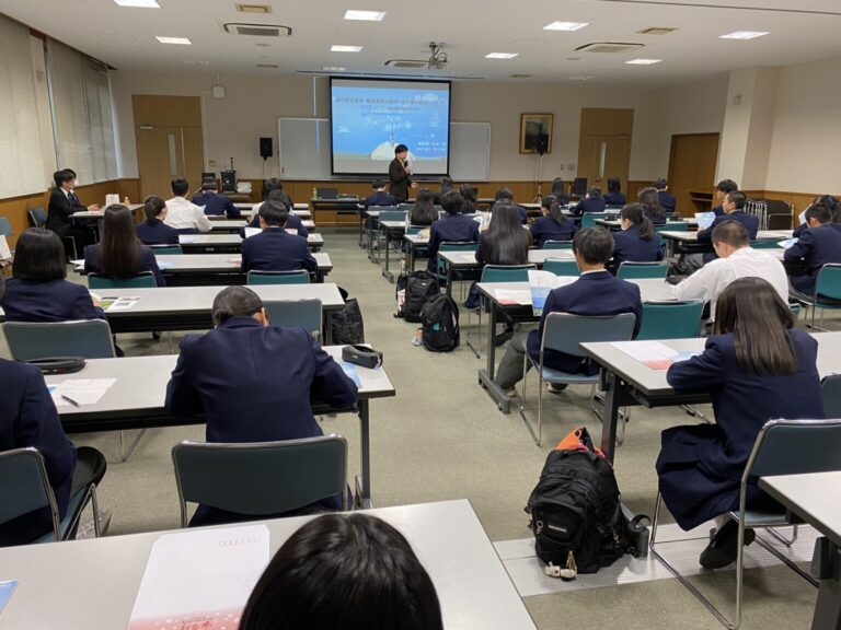 11/15(水)高松商業高等学校で産官学連携出前授業を行いました
