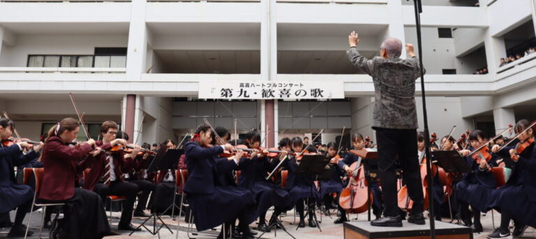 高松高等学校の国際交流に学長が協力しました