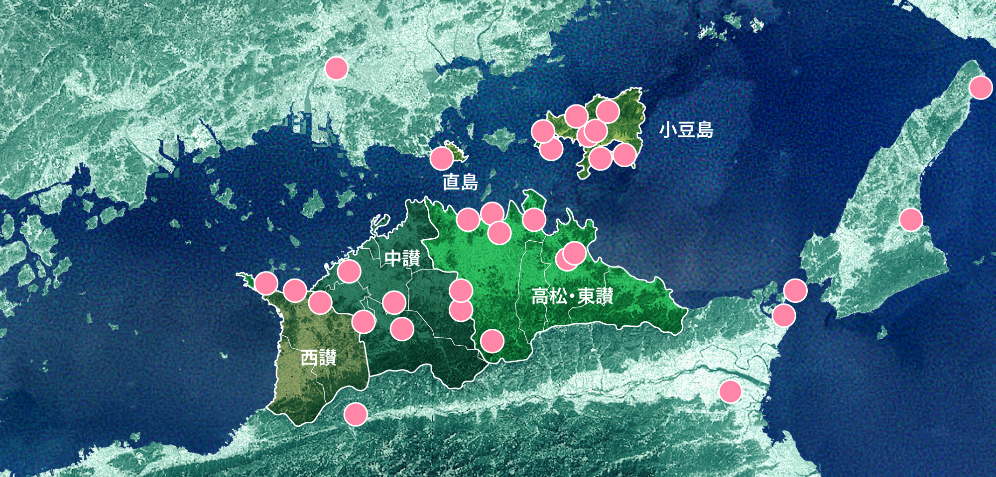 臨地実務実習Ⅰ　実習施設　（香川県内）