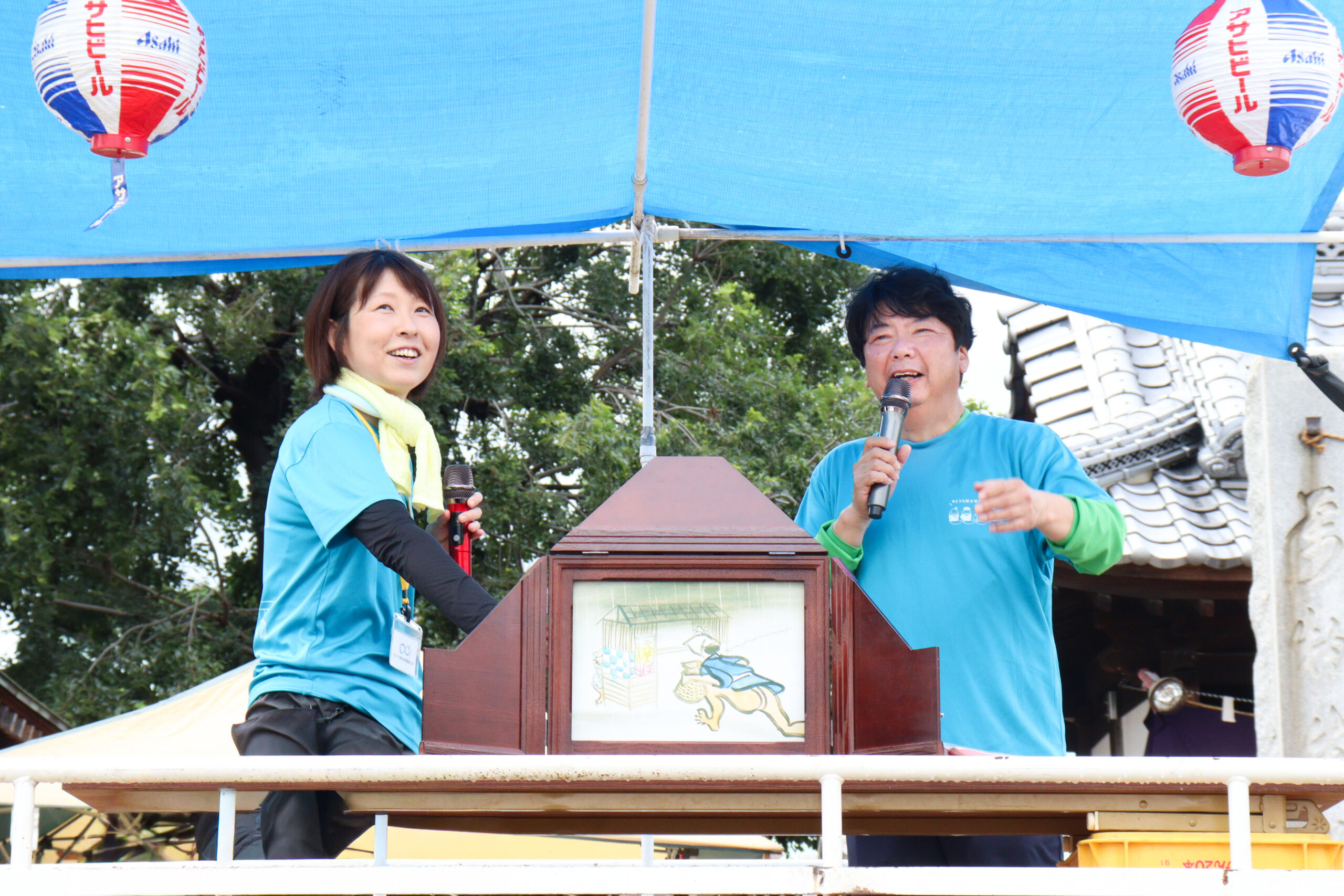 紙芝居で屋島の魅力を発信