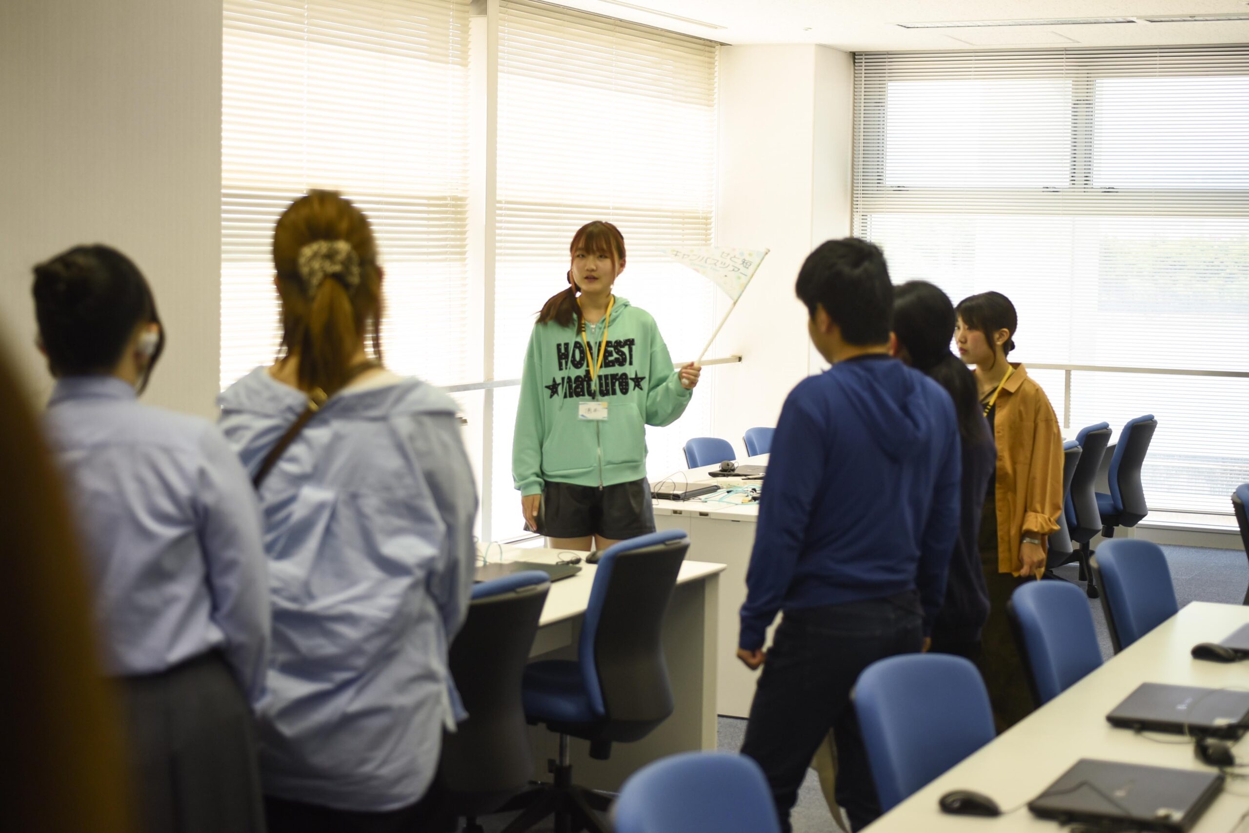 在学生がキャンパスをご案内！リアルな学生生活を体験